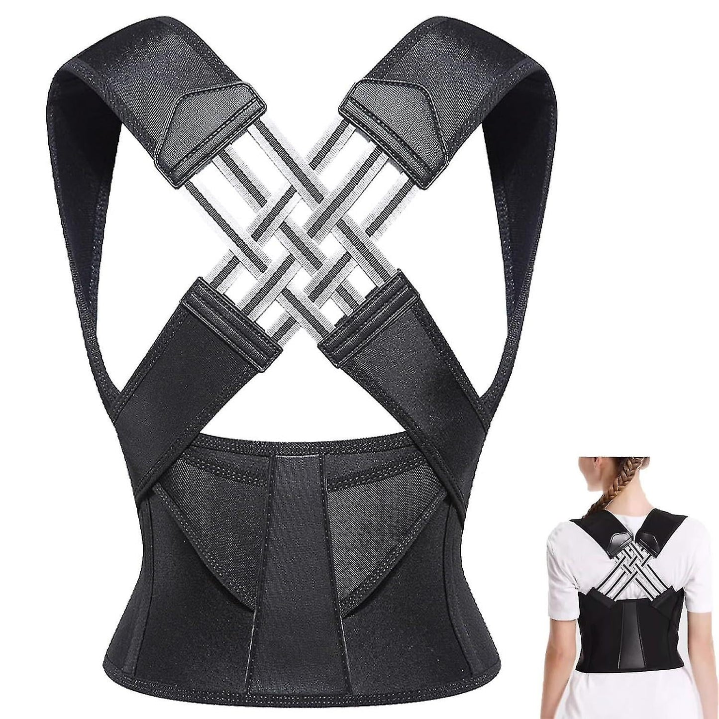 Adjustable Back Posture Corrector/ Slouching Relieve Pain Belt Women Men