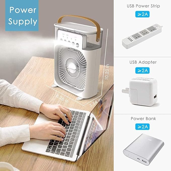 💦❄Portable Fan Cooling Mini Air Conditioner Water Air Cooler 💦❄