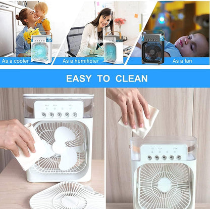 💦❄Portable Fan Cooling Mini Air Conditioner Water Air Cooler 💦❄