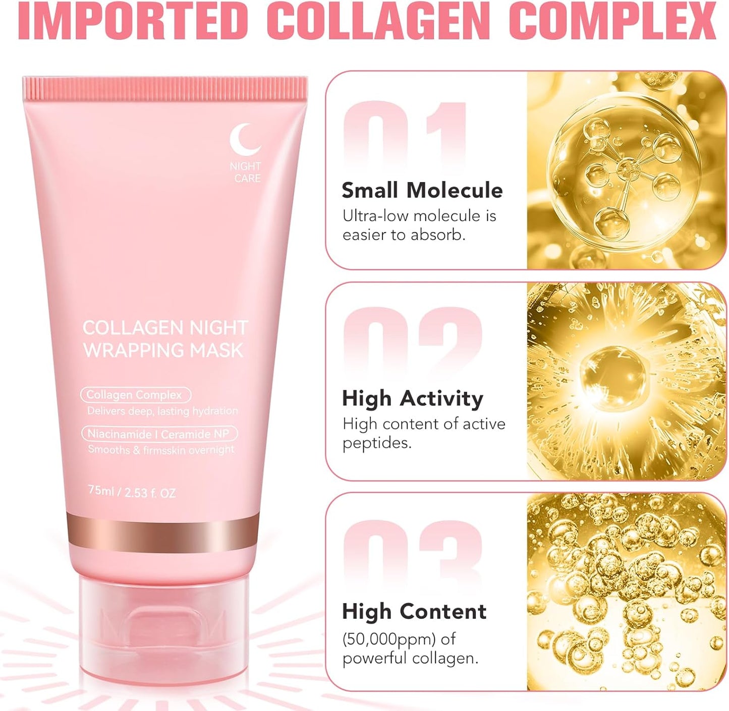 Collagen Night Wrapping Peel Off Mask (Buy 1 Get 1)